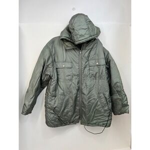 The Limited Olive‎ Green Puffy Winter Coat Lightweight Womens Medium